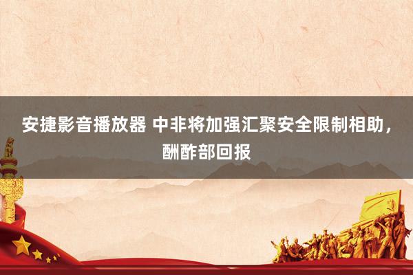 安捷影音播放器 中非将加强汇聚安全限制相助，酬酢部回报