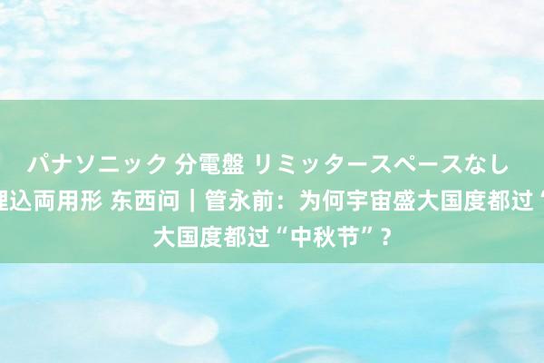パナソニック 分電盤 リミッタースペースなし 露出・半埋込両用形 东西问｜管永前：为何宇宙盛大国度都过“中秋节”？
