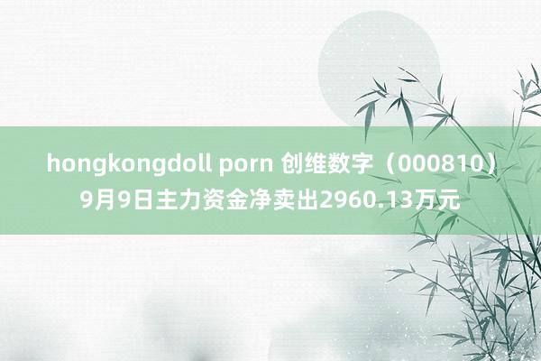 hongkongdoll porn 创维数字（000810）9月9日主力资金净卖出2960.13万元