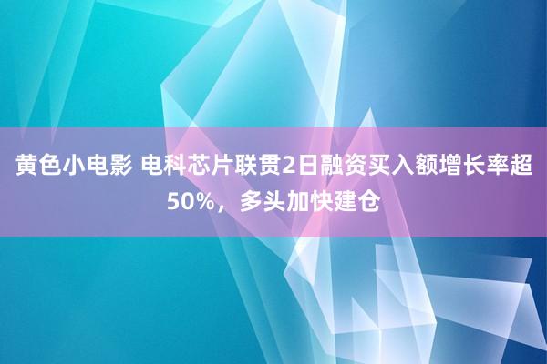 黄色小电影 电科芯片联贯2日融资买入额增长率超50%，多头加快建仓