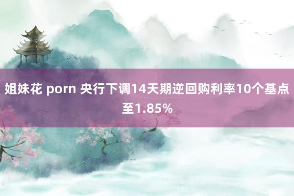 姐妹花 porn 央行下调14天期逆回购利率10个基点至1.85%