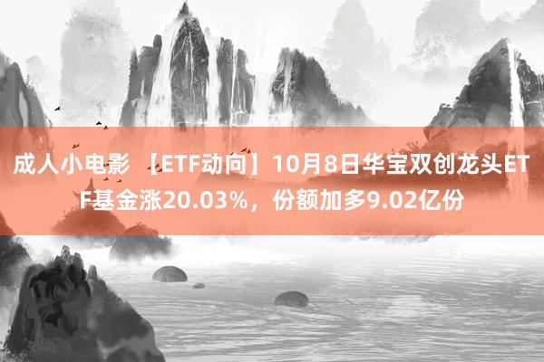 成人小电影 【ETF动向】10月8日华宝双创龙头ETF基金涨20.03%，份额加多9.02亿份