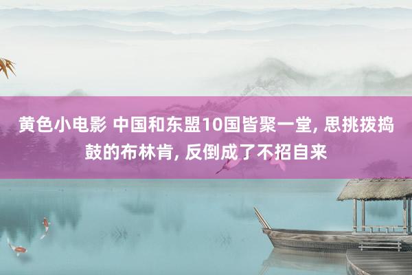 黄色小电影 中国和东盟10国皆聚一堂， 思挑拨捣鼓的布林肯， 反倒成了不招自来