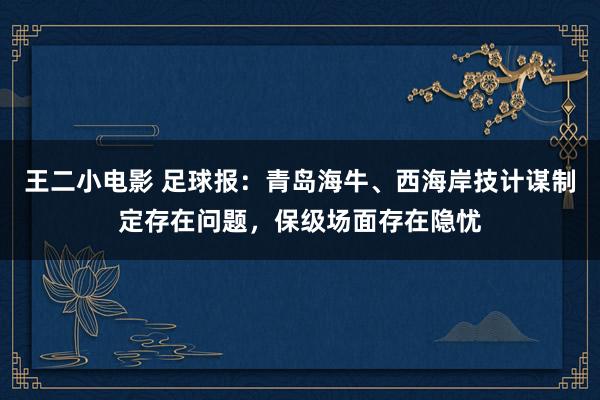 王二小电影 足球报：青岛海牛、西海岸技计谋制定存在问题，保级场面存在隐忧