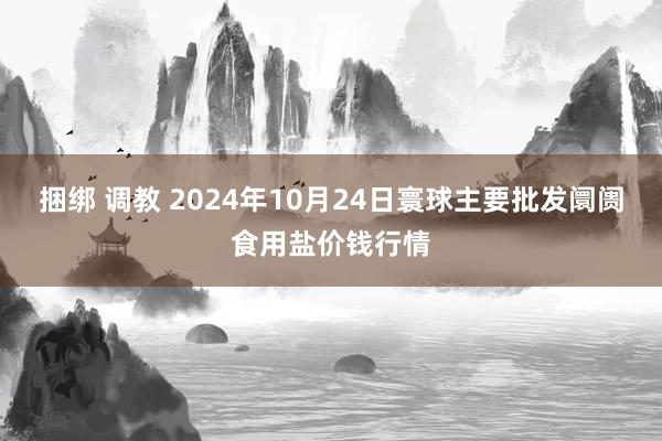 捆绑 调教 2024年10月24日寰球主要批发阛阓食用盐价钱行情