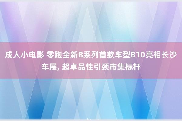 成人小电影 零跑全新B系列首款车型B10亮相长沙车展， 超卓品性引颈市集标杆