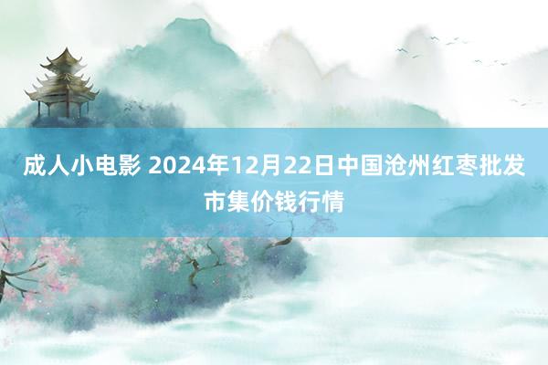 成人小电影 2024年12月22日中国沧州红枣批发市集价钱行情