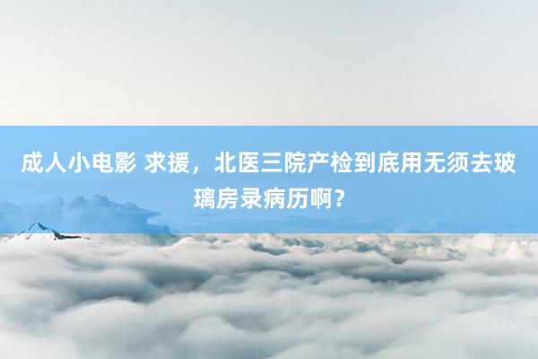 成人小电影 求援，北医三院产检到底用无须去玻璃房录病历啊？