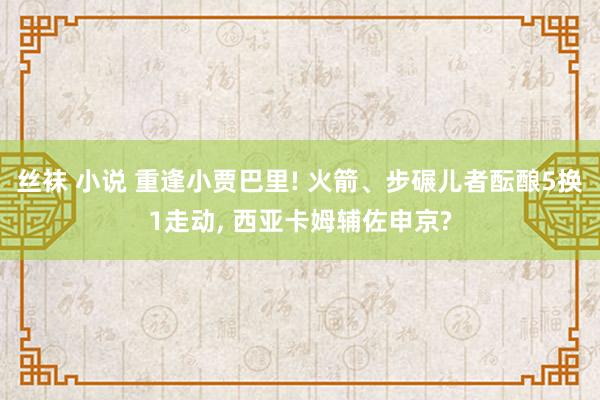 丝袜 小说 重逢小贾巴里! 火箭、步碾儿者酝酿5换1走动， 西亚卡姆辅佐申京?